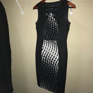 Black and white dress